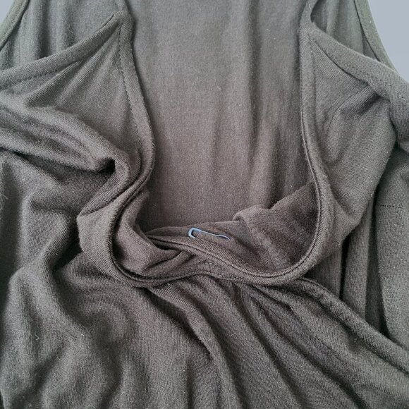 Rohb by Joyce Azria Long Black Maxi Faux Wrap Dress, Size XS - Picture 11 of 14